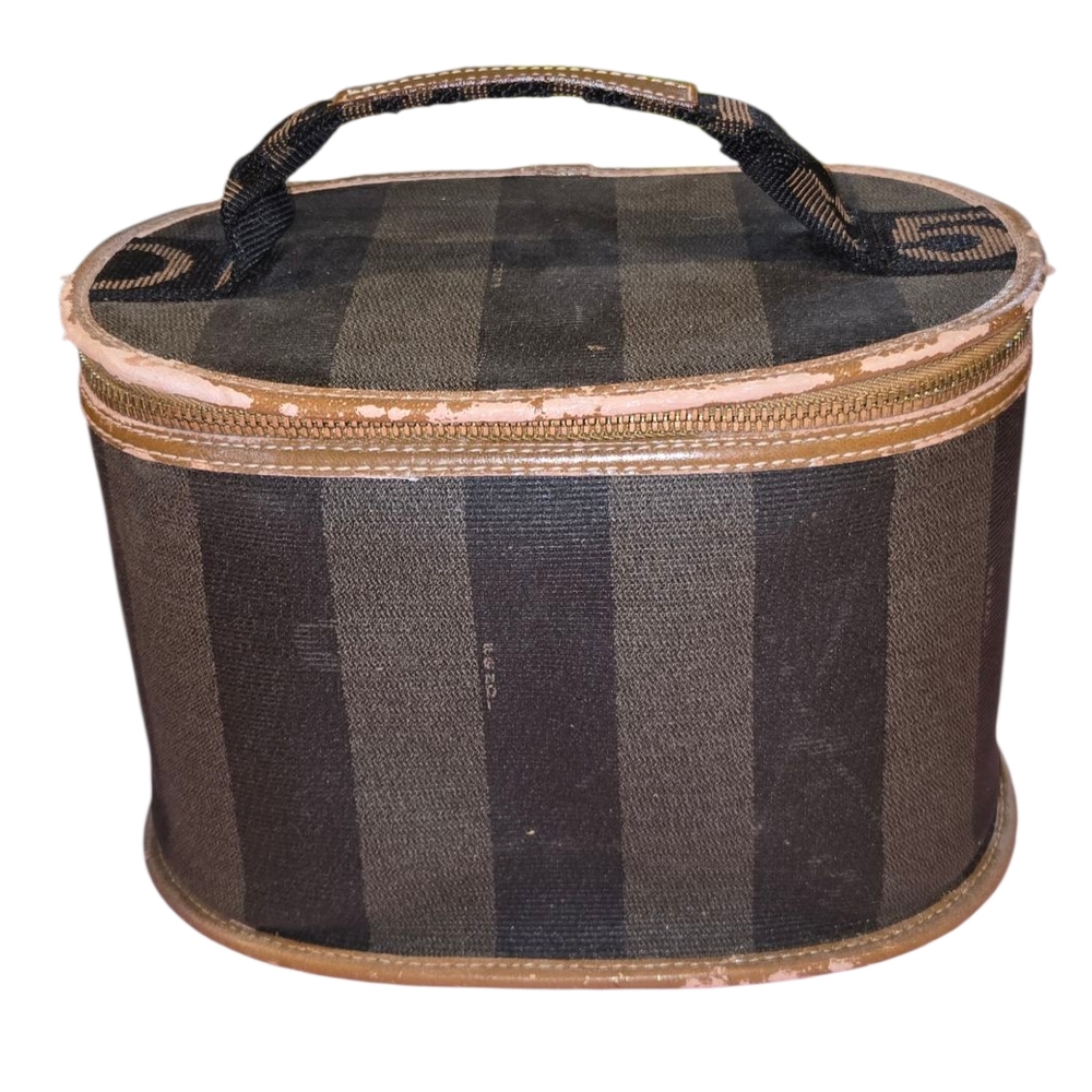Fendi Pequin Cosmetic Pouch